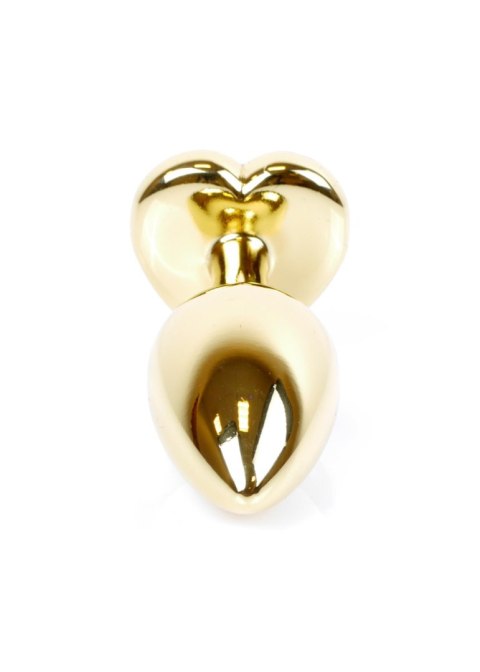 MyLove Toys - Jewellery Gold Heart PLUG- Pink MyLove Toys