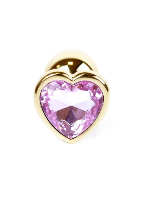 MyLove Toys - Jewellery Gold Heart PLUG- Rose MyLove Toys