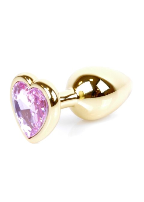 MyLove Toys - Jewellery Gold Heart PLUG- Rose MyLove Toys