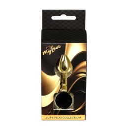 MyLove Toys - Jewellery Gold PLUG- Black MyLove Toys