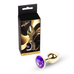 MyLove Toys - Jewellery Gold PLUG- Purple MyLove Toys
