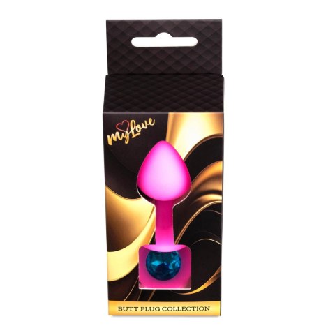 Korek biżuteryjny Pink Silicone PLUG Medium MyLove Toys