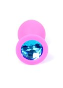 Korek biżuteryjny Pink Silicone PLUG Medium MyLove Toys