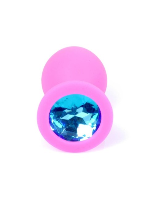 Korek biżuteryjny Pink Silicone PLUG Medium MyLove Toys