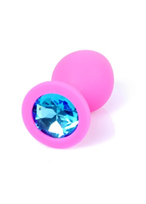Korek biżuteryjny Pink Silicone PLUG Medium MyLove Toys
