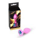 Korek biżuteria analna Pink Silicone PLUG Small MyLove Toys
