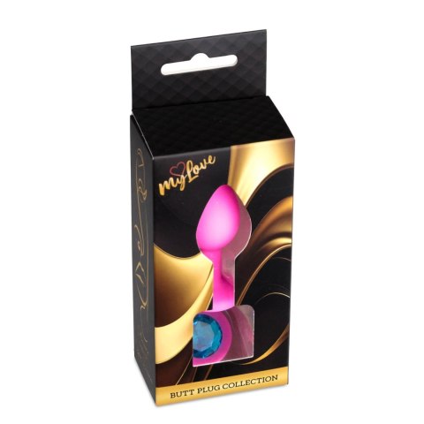 Korek biżuteria analna Pink Silicone PLUG Small MyLove Toys