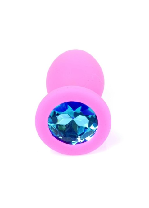 Korek biżuteria analna Pink Silicone PLUG Small MyLove Toys