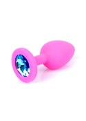 Korek biżuteria analna Pink Silicone PLUG Small MyLove Toys