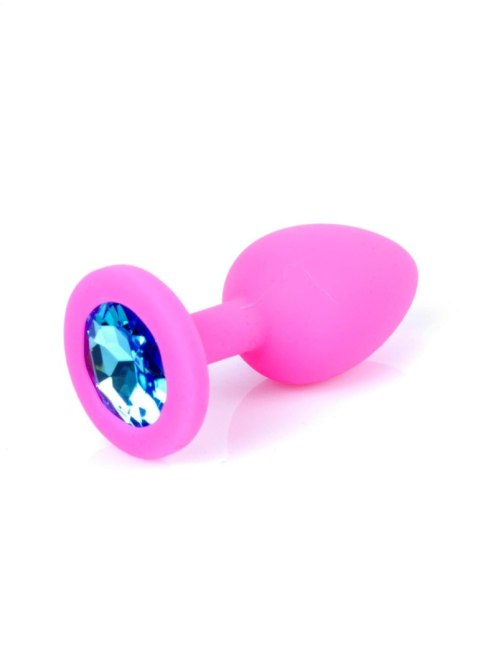 Korek biżuteria analna Pink Silicone PLUG Small MyLove Toys