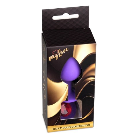 MyLove Toys - Jewellery Purple Silicone PLUG Medium MyLove Toys