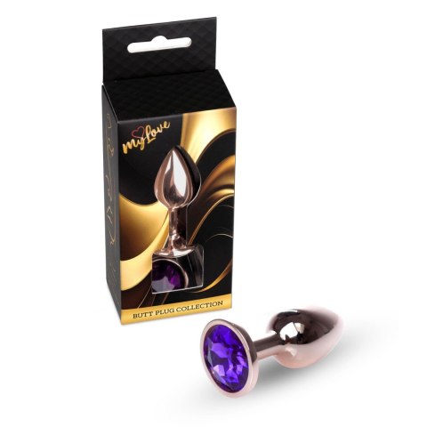 MyLove Toys - Jewellery Red Gold PLUG- Purple MyLove Toys