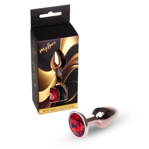 MyLove Toys - Jewellery Red Gold PLUG- Red MyLove Toys