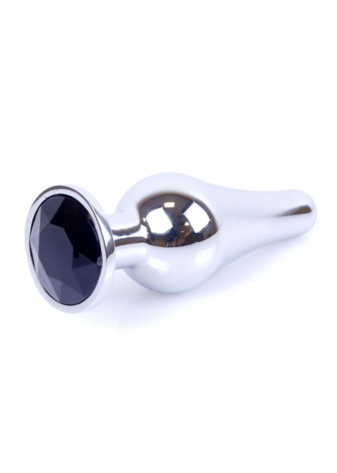 MyLove Toys - Jewellery Silver BUTT PLUG- Black MyLove Toys
