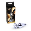 MyLove Toys - Jewellery Silver BUTT PLUG- Clear MyLove Toys