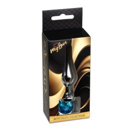 MyLove Toys - Jewellery Silver BUTT PLUG- Light Blue MyLove Toys