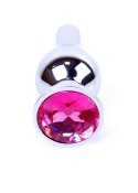 MyLove Toys - Jewellery Silver BUTT PLUG- Pink MyLove Toys