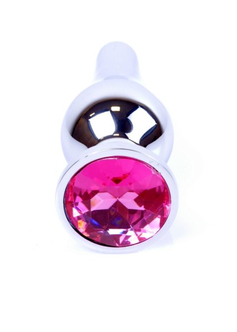 MyLove Toys - Jewellery Silver BUTT PLUG- Pink MyLove Toys