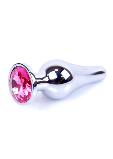 MyLove Toys - Jewellery Silver BUTT PLUG- Pink MyLove Toys