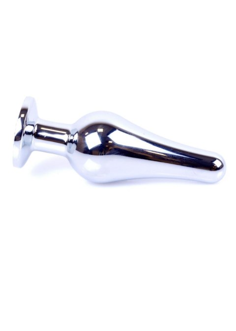 MyLove Toys - Jewellery Silver BUTT PLUG- Red MyLove Toys