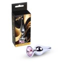 MyLove Toys - Jewellery Silver BUTT PLUG- Rose MyLove Toys