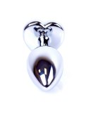 MyLove Toys - Jewellery Silver Heart PLUG- Black MyLove Toys
