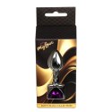 MyLove Toys - Jewellery Silver Heart PLUG- Purple MyLove Toys