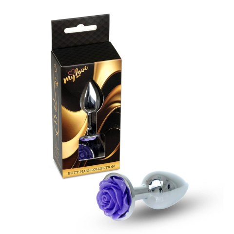 MyLove Toys - Jewellery Silver PLUG ROSE- Purple MyLove Toys