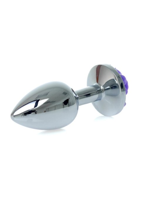 MyLove Toys - Jewellery Silver PLUG ROSE- Purple MyLove Toys