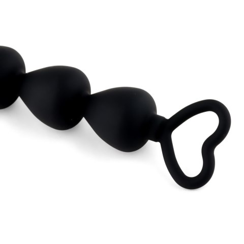 Anal Beads Black Heart B - Series HeavyFun