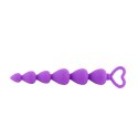 Anal Beads Purple Heart B - Series HeavyFun
