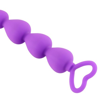 Anal Beads Purple Heart B - Series HeavyFun