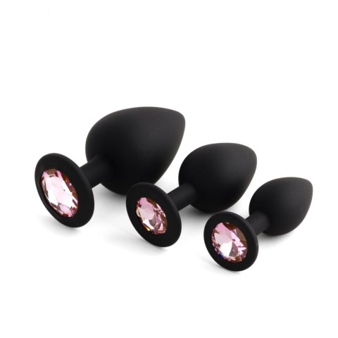 Jewellery - Silicone PLUG - SET Black B - Series HeavyFun