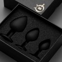 Jewellery - Silicone PLUG - SET Black B - Series HeavyFun