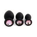 Jewellery - Silicone PLUG - SET Black B - Series HeavyFun