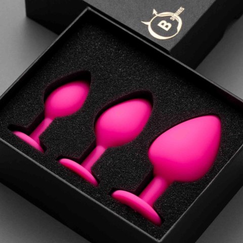 Jewellery - Silicone PLUG - SET Pink B - Series HeavyFun