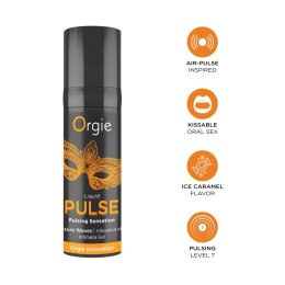 LIQUID PULSE - PULSING SENSATION INTIMATE GEL - 15 ML Orgie