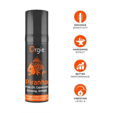 PIRANHA POWER CREAM - 15 ML Orgie