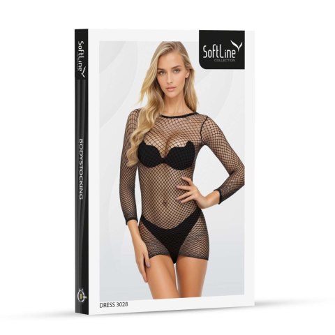 Dress 3028 black SoftLine Collection