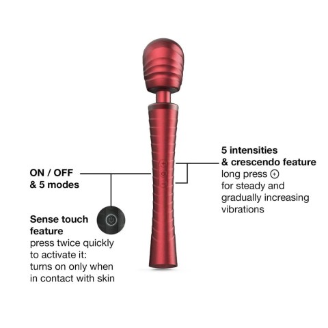 MAN.WAND EDGY VELVET RED Man.wand