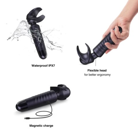 MAN.WAND EVO BLACK PLUM RECHARGEABLE MASTURBATOR Man.wand