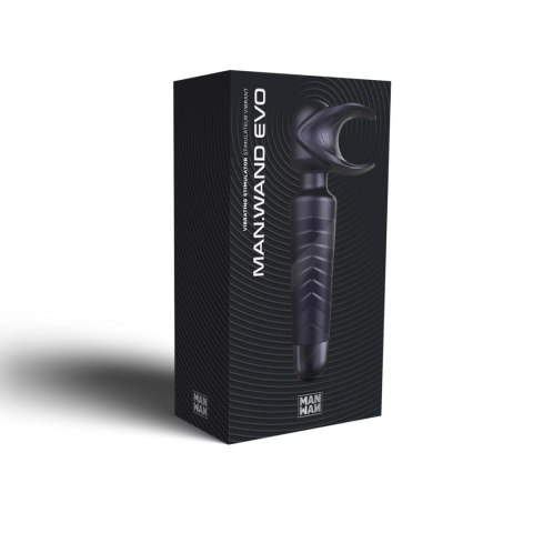 MAN.WAND EVO BLACK PLUM RECHARGEABLE MASTURBATOR Man.wand
