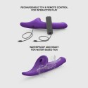 MULTI ORGASM DILDO - S - PURPLE TR Strap-on-me