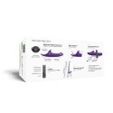 MULTI ORGASM DILDO - S - PURPLE TR Strap-on-me
