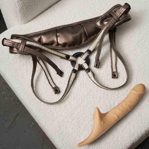MULTI ORGASM REALISTIC DILDO - L - VANILLA TR Strap-on-me