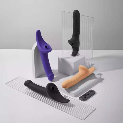 MULTI ORGASM REALISTIC DILDO - L - VANILLA TR Strap-on-me