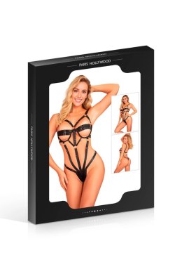 Adjustable body harness black Paris Hollywood