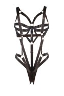 Adjustable body harness black Paris Hollywood