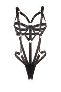 Adjustable body harness black Paris Hollywood