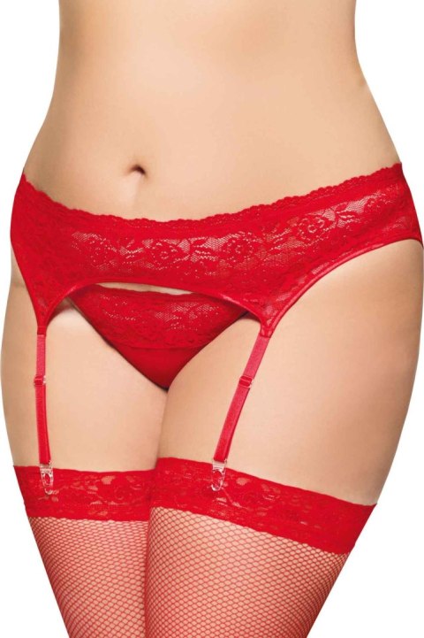 Garterbelt 3305 - Plus Size - red 3XL SoftLine Collection